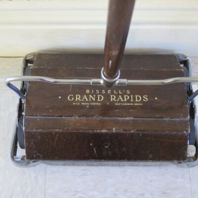 Base of Carpet Sweeper Close-up