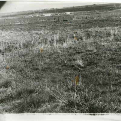 Site of Broomfield's first train depot near Highway 287, circa 1975: Origsize: 4.5" x 7"; Origformat: Print-Photographic; Resolution: 700dpi