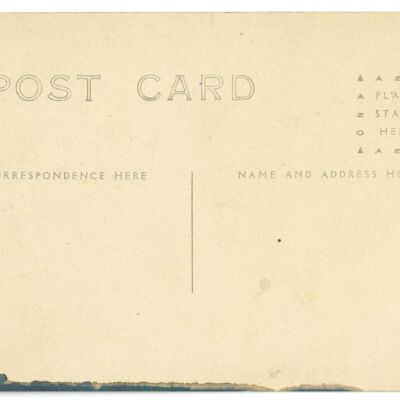 Back of 2015.18.6: Origsize: Unknown; Origformat: Postcard; Resolution: 300dpi