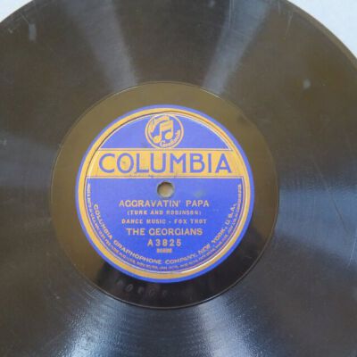 Record label, "Aggravatin' Papa": Origsize: 10"; Origformat: Other