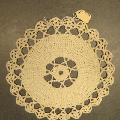 Doily: Origsize: 6.5" (diam); Origformat: Artifact