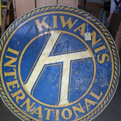 Kiwanis sign in off-site storage