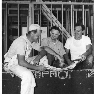 Joe Marone and Two Construction Workers