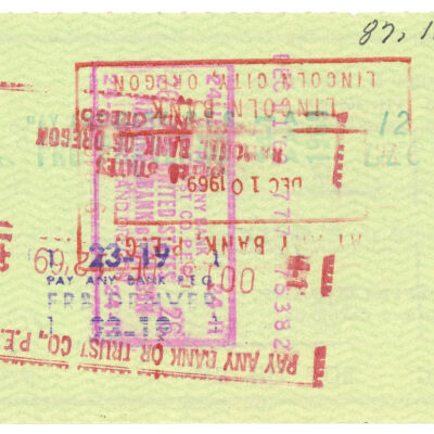 Check, Bank