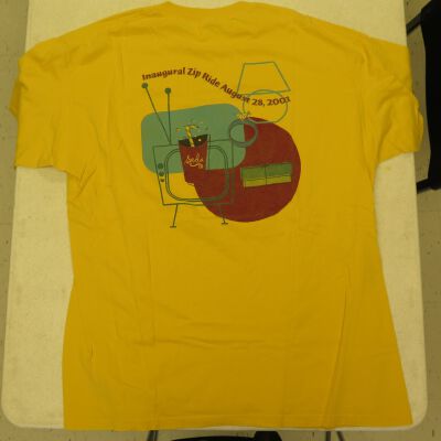 Back of shirt.: Origsize: 32" (w) x 38" (l); Origformat: Artifact