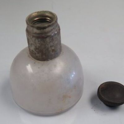 Inkwell with stopper: Origsize: 2.5" (h) x 2" (d); Origformat: Artifact