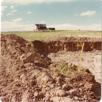 Excavation for the Broomfield Train Depot Move