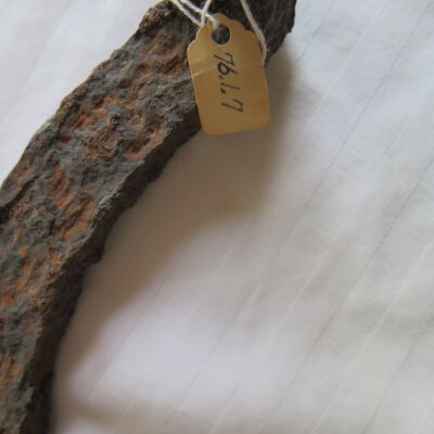 Number of horseshoe.: Origsize: 7.5" (h) x 6" (w) x; Origformat: Artifact