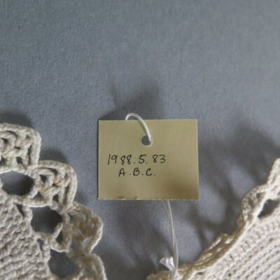Numbers of doilies.: Origsize: 6" (diam); Origformat: Artifact