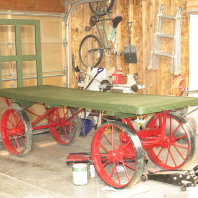 Condition: Cart in volunteer's garage prior to being reinstalled at the museum. (2018-03-03): Origformat: Artifact