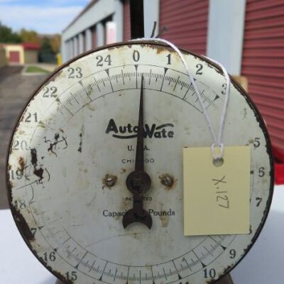 kitchen scale in off-site storage