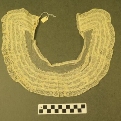 Back of collar.: Origsize: 4.5" (w) x 17.5" (l); Origformat: Artifact