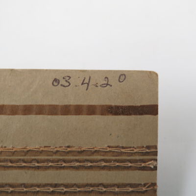 Back of card.: Origsize: 2.5" (w) x 4.25" (l); Origformat: Artifact