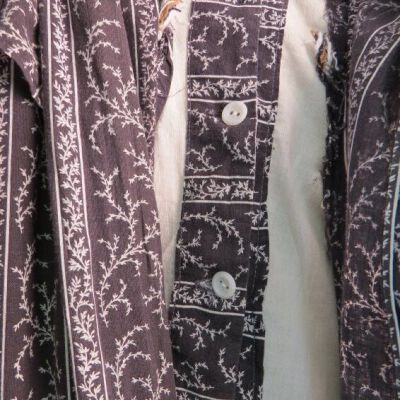 detail of front placket