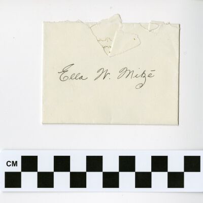Invitiation envelope, 1931: Origsize: 2.25" x 3.25"; Origformat: Other