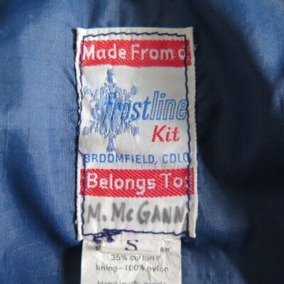Close up of tag.: Origformat: Artifact