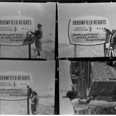 Broomfield Heights Population Sign
