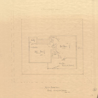 Positive Blueprint for the Broomfield Depot, Attic Floor Plan