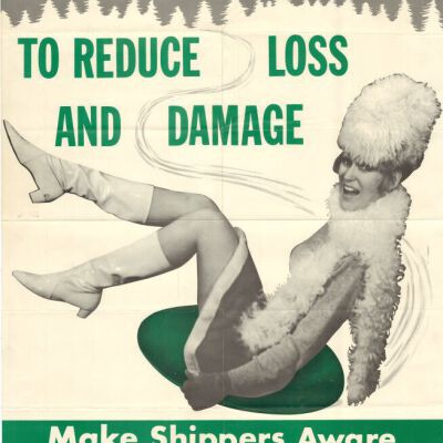 Freight Loss and Damage Prevention poster for C&S, 1969: Origsize: 17" x 22"; Origformat: Paper; Resolution: 300dpi