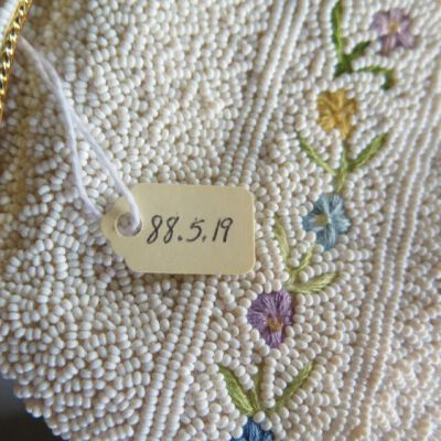 Number of purse: Origsize: 8" (w) x 8" (l); Origformat: Artifact