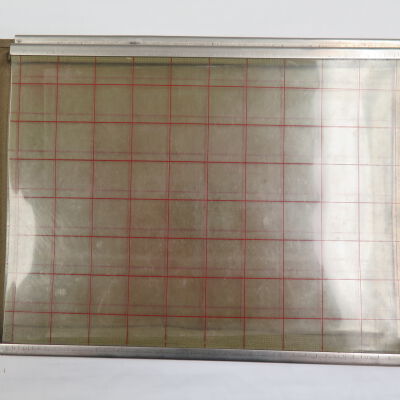 Map grid inside kit: Origsize: 16" (h) x 9" (w) x 2; Origformat: Artifact