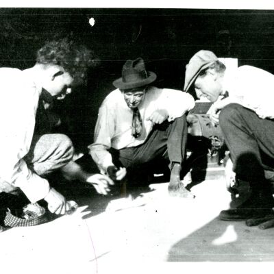 Broomfield's first recreation hall-back of the garage.