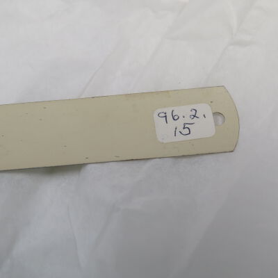 Back of ruler.: Origsize: 1" (w) x 6" (l); Origformat: Artifact