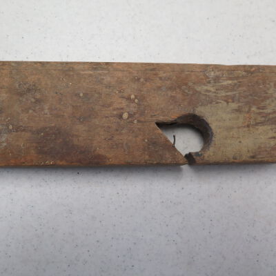 Wood bock.: Origsize: 1" (h) x 3" (w) x 9.; Origformat: Artifact