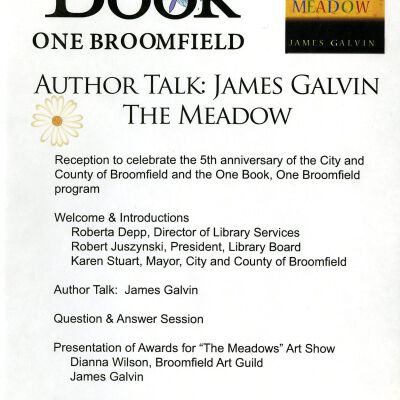 One Book One Broomfield 2006 material