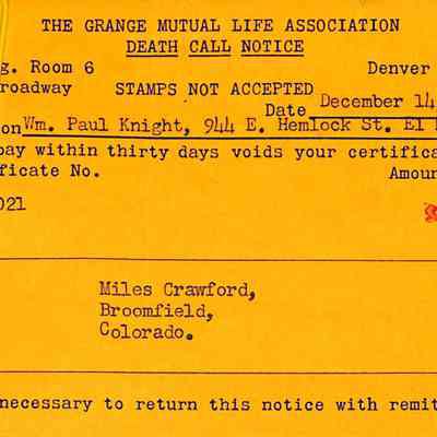 Archival Material, Assorted