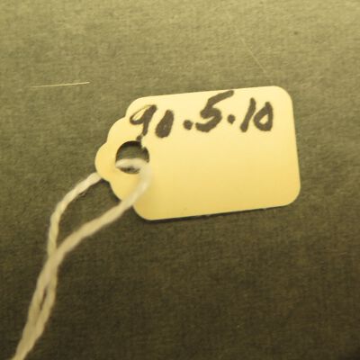 Close up of number.: Origsize: 8" (w) x 10" (l); Origformat: Artifact