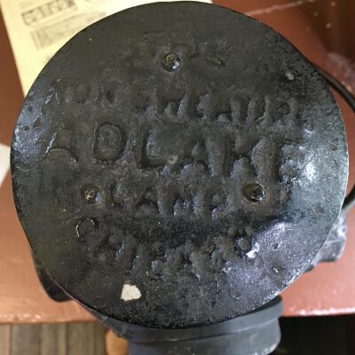 Markings on top cap.: Origsize: 15.5" (h) x 8" (w) x; Origformat: Artifact