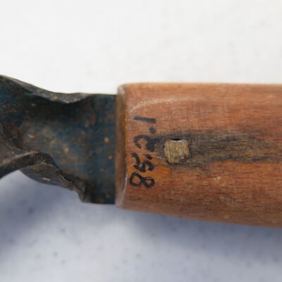 Number on handle: Origsize: 1" (h) x 9" (w) x 18; Origformat: Artifact