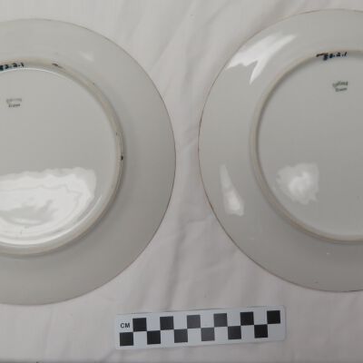 Bottom Side: Origsize: 8.5"(Dia); Origformat: Artifact