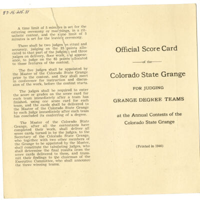 Scorecard