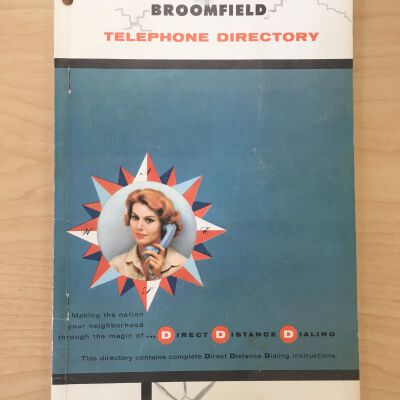 Spring 1960 Broomfield Telephone Directory