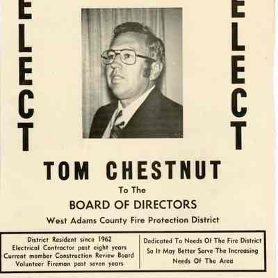 1977 Board of Directors Election campaign poster