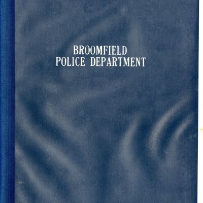 Broomfield Police Department Annual Report, 1987: Origsize: 9" x 11.25"; Origformat: Other; Resolution: 300dpi