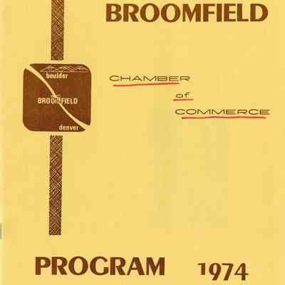 Great Broomfield Chamber of Commerce Program 1974