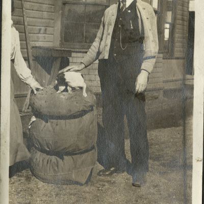 -Scanned by volunteer Tom Peyton as jpeg, 10/27/2015
-Renamed and uploaded to PastPerfect by Kevin Smith, who supervised the scanning project, 11/03/2015
