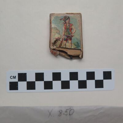 Back of matchbook.: Origsize: 2" (h) x 1.5" (w) x; Origformat: Artifact