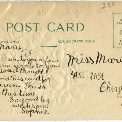 Back of postcard: Origsize: 3.5" x 5.5"; Origformat: Postcard; Resolution: 300dpi
