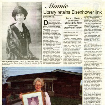 Library retains Eisenhower link