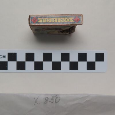 Side of matchbook.: Origsize: 2" (h) x 1.5" (w) x; Origformat: Artifact