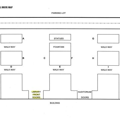 Memorial Brick Map with Itemized List