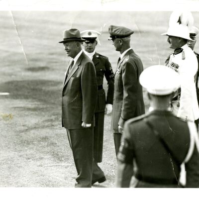 Dwight D. Eisenhower with Military Personel