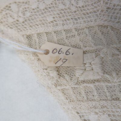 Number tag on collars: Origsize: 9" (w) x 15" (l); Origformat: Artifact