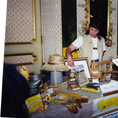 Display at Quester Convention Honey Items