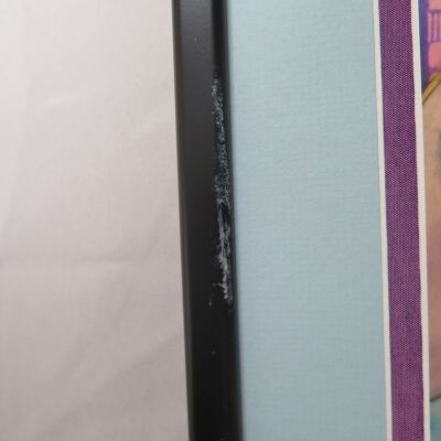 Condition: Sticky white accretion on the frame, PR, recto (2018-08-29): Origformat: Artifact
