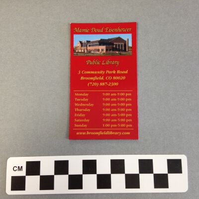 Magnet, Mamie Doud Eisenhower Public Library